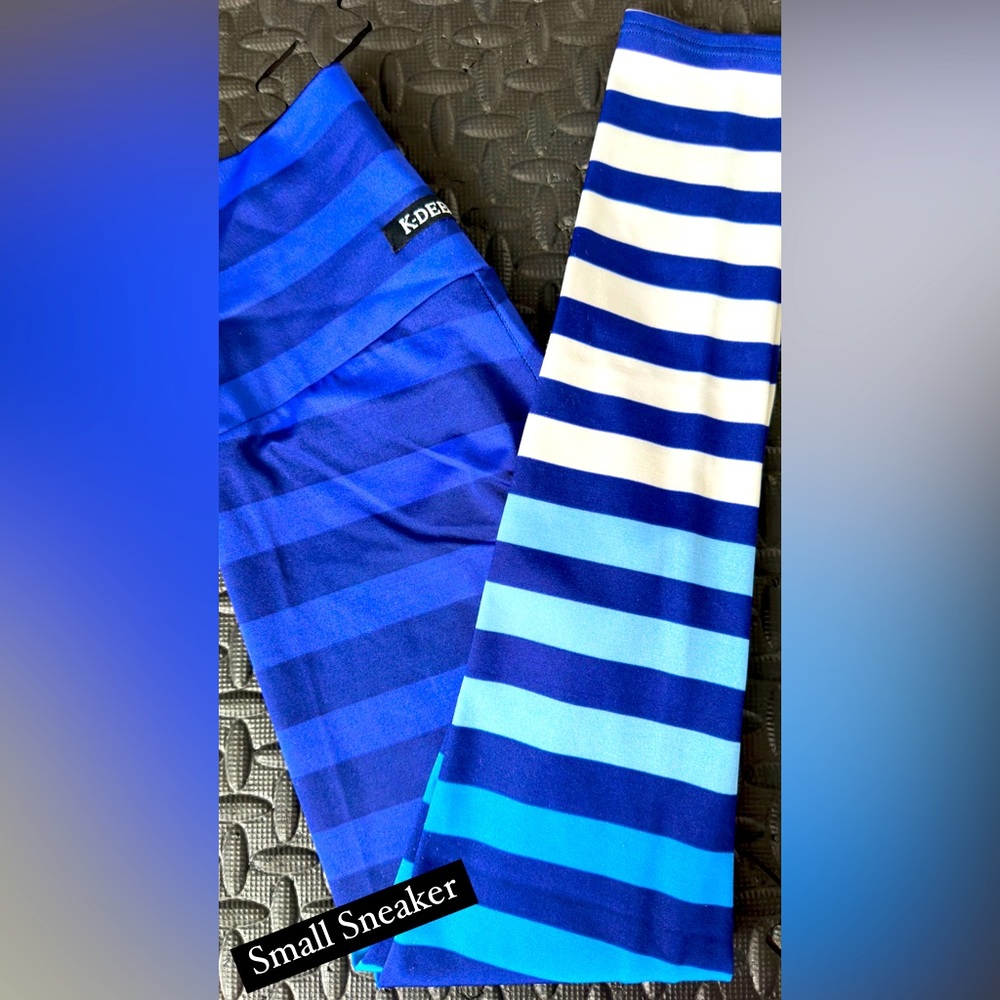 K Deer Sneaker Length Blue Stripe